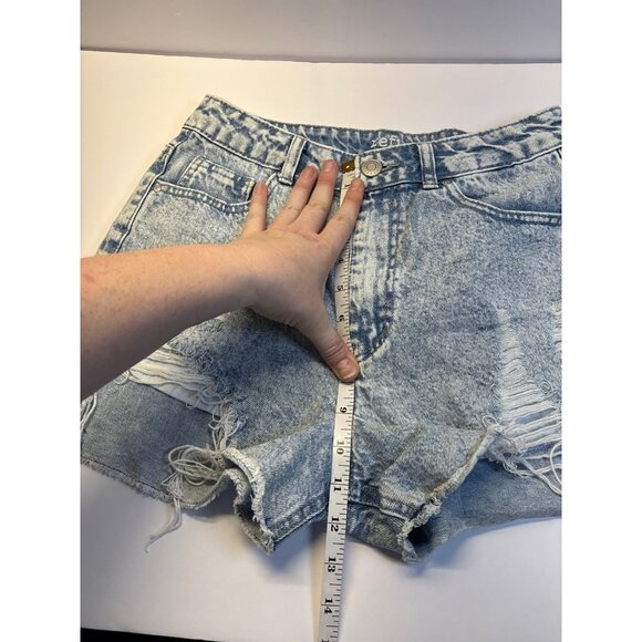 Refuge Cut Off High Rise Denim Jean Shorts (size 5) Y2K 90s/00s - Picture 5 of 6